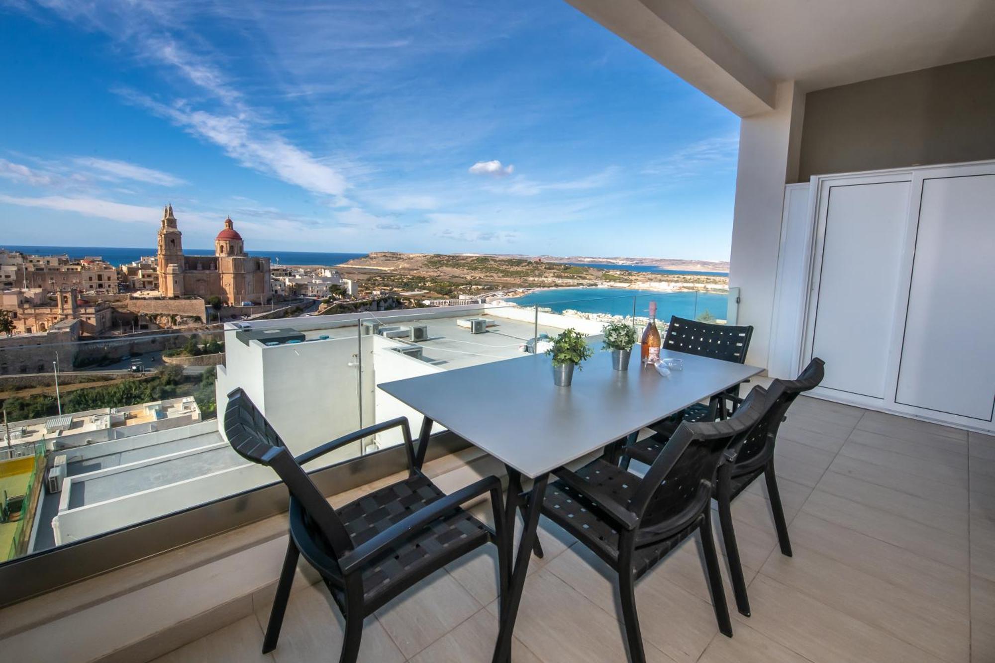 Clifftop Modern Apartment Mellieħa Εξωτερικό φωτογραφία