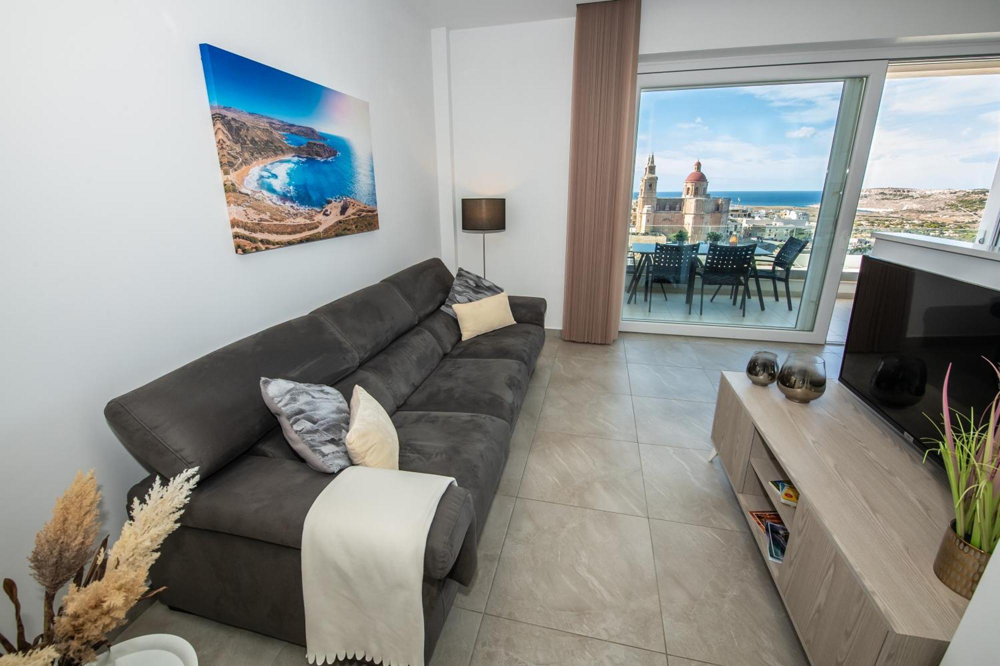 Clifftop Modern Apartment Mellieħa Εξωτερικό φωτογραφία